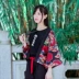 [Factory Quirky] and fan retro think jacket are short ladies Xia Jiqiu wind type Nhật kimono coat cardigan