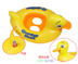 Bán buôn nhỏ màu vàng vịt bơi vòng phao cứu sinh ghế inflatable thuyền du thuyền nước trẻ em phim hoạt hình bãi biển đồ chơi phao em bé Cao su nổi
