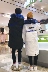 Áo khoác cotton đôi Uzzlang Harajuku 2018 mới trùm đầu lông cổ áo dày cotton phù hợp với áo khoác nam và nữ áo khoác dù Trang phục Couple