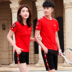 Mùa hè thể thao phù hợp với nam giới kích thước lớn cotton couple casual thể thao ngắn tay quần short hai mảnh của phụ nữ chạy quần áo bộ adidas nam Thể thao sau