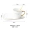 Bộ đồ ăn sáng bằng gốm kiểu Nhật Bản bộ dao kéo sáng tạo tại nhà với sữa bột ngũ cốc yến mạch tách trà chiều - Đồ ăn tối