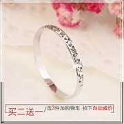 S925 sterling bạc nhẫn nữ mẫu sao phiên bản Hàn Quốc của nhẫn siêu xe đuôi nhẫn nhẫn ngón tay út nhẫn đôi nhẫn - Nhẫn