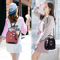 Phụ nữ ba lô vai túi nữ 2018 mới thời trang Hàn Quốc phiên bản của hoang dã giản dị vai sứ giả túi nhỏ túi cặp đi học nữ cấp 2