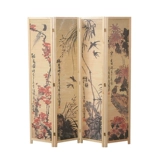 Бамбуковый экран Ветр Пейт Прессреда Домохозяйство китайское пейзаж, цветы и птицы современные минималистские минималистские дверные дверь спальня