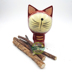 Hai bản sao của 6.000 loài cỏ mèo Mèo ăn vặt Trà mèo tự nhiên dính que scorpio gỗ Catnip cám royal canin Đồ ăn nhẹ cho mèo