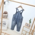 Quần yếm bé trai quần jean Hàn Quốc 2019 mùa thu mới cho bé quần lửng ống quần trẻ em - Quần jean