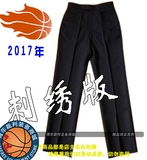 Баскетбольные штаны, ремень, 2018, с вышивкой, высокая талия