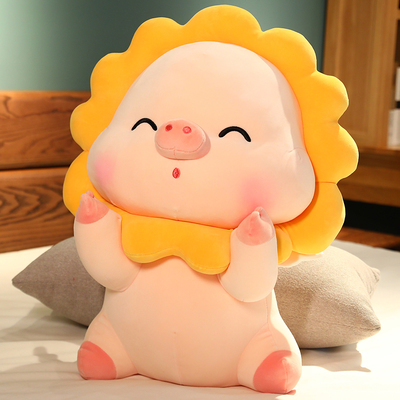 taobao agent Pig plush toy, pig doll sleeping pillow birthday gift girl big doll super soft cloth doll bed