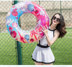 Bơi vòng người lớn dày phao cứu sinh nam và nữ inflatable vòng bơi để tăng trẻ em nách vòng ghế người lớn nổi vòng phao bơi naturehike Cao su nổi