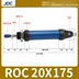 Kích thước lỗ khoan xi lanh thủy lực mini dòng RO ROB/ROA/ROC20 sản xuất xi lanh thủy lực Xy lanh thủy lực