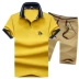 Áo thun cotton ngắn tay mùa hè phù hợp với áo thun rộng tay Paul POLO áo sơ mi cotton xu hướng cổ áo - Polo Polo