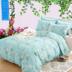 [Special chăn + gối +] gia đình bốn giường bốn ba mảnh vải chăn chăn gối - Quilt Covers mền mát lạnh Quilt Covers