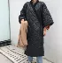 Gió tối mùa đông Nhật Bản kimono dây đai áo choàng lỏng áo dài bông áo khoác áo khoác nữ áo phao hàn quốc nữ Bông