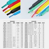 Термоусадочная трубка, трубчатый манжет, защитный кабель, 1mm, 35mm, увеличенная толщина