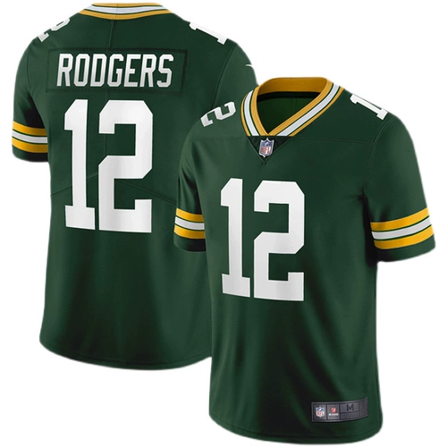 Green Bay Packaging Green Bay Packers Блок 12 Aaron Rodgers Jersey