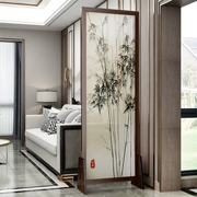 Gỗ nguyên khối kiểu Trung Quốc màn hình vách ngăn lối vào phòng khách gấp di động phong cách Trung Quốc mới chia phòng hiện vật phòng ngủ vách ngăn cnc phòng khách và bếp vách ngăn phòng