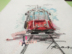 Cầu vồng thêu Quảng trường chính hãng DMC cross stitch từ phù hợp với mẩu xe đường sắt đô thị - Bộ dụng cụ thêu tranh thêu đồng quê Bộ dụng cụ thêu