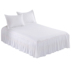 Màu trắng tinh khiết bông giường váy mảnh duy nhất tấm ga trải giường bao gồm giường phụ 200x220cm2x2.2m hai mét rộng giường bông Váy Petti