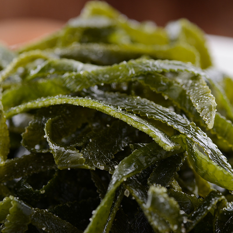 荣成特产海带野生厚丝海藻海菜昆布盐渍海带头半干货5斤腌制水产