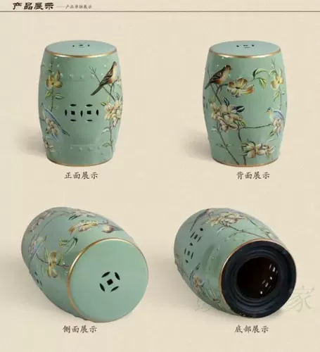 Американская новая китайская туалетная табуретка Make -up Ceramics Ceramics Ceramic