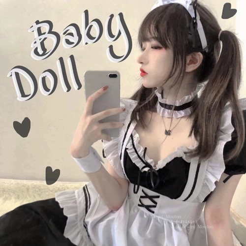 Cutelamb ok платье для горничной ~ Японское платье мягкой девушки горнично