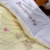 Mẫu giáo quilt ba mảnh bé cotton nap bộ đồ giường trẻ em bộ đồ giường cotton 3 piece set với lõi quilt Bộ đồ giường trẻ em