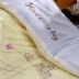 Mẫu giáo quilt ba mảnh bé cotton nap bộ đồ giường trẻ em bộ đồ giường cotton 3 piece set với lõi quilt