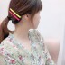 ZUI như clip mỏ vịt huỳnh quang Hàn Quốc Dongdaemun huỳnh quang màu sáng kẹp tóc gãy tóc kẹp tóc phụ kiện phụ nữ - Phụ kiện tóc kẹp càng cua 3 răng Phụ kiện tóc