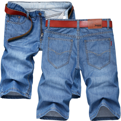 người đàn ông trung niên và cha quần short quý denim quần âu 30-35-40-45-50 tuổi quần short quần ống túm phần mỏng Cao bồi