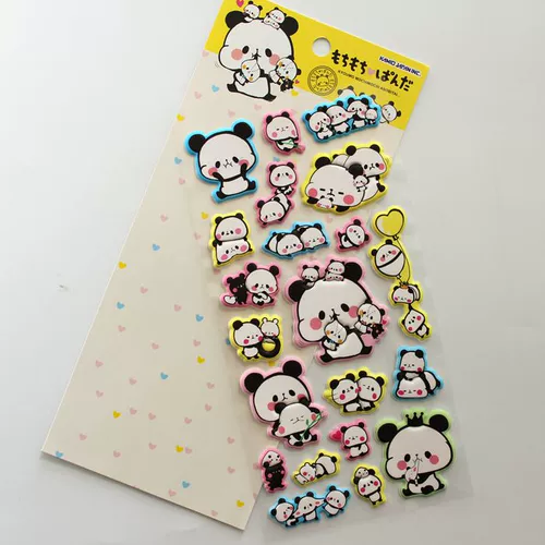 Мультяшная милая детская наклейка, награда для детского сада, наклейки, сувенир, панда