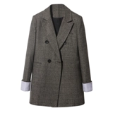 Демисезонный длинный пиджак классического кроя для отдыха, популярно в интернете, средней длины, по фигуре