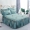 dày Hàn Quốc bông bedspread giường váy một mảnh cộng với bông giường trải giường che 1,5 1.8m mét vải bộ nệm - Váy Petti