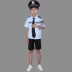 Trang phục nhập vai cảnh sát giao thông cho bé, Bộ đồng phục cảnh sát cho học sinh tiểu học Trang phục