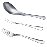 Ложка из нержавеющей стали для домашнего использования, детская вилка для детского сада с гравюрой