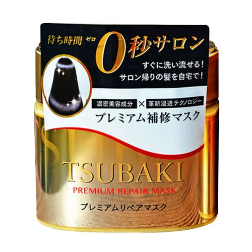 Shiseido, tsubaki, японская маска для волос, восстанавливающий кондиционер подходит для вьющихся волос, 180г