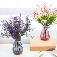 Mô phỏng hoa hồng bó hoa giả hoa 绢 hoa nhà phòng khách trưng bày bàn cà phê trang trí hoa trang trí chậu hoa - Trang trí nội thất decor phòng khách
