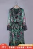Ji S Tina [Chính hãng] Nữ Đài Loan mùa hè dài tay cổ chữ V thanh lịch Váy chữ A 11726030 - A-Line Váy
