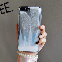 Apple, силикагелевый чехол для телефона XS Max, ремешок, со снежинками, 7plus, 6S