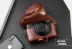 RX100 Sony túi camera DCS-RX100II VI III IV M2 M3 M4 M5 M6 thẻ da đen - Phụ kiện máy ảnh kỹ thuật số Phụ kiện máy ảnh kỹ thuật số