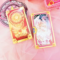 MUMU sản phẩm tốt Cô gái thẻ ma thuật Sakura Kolo thương hiệu tuyệt vời Sakura Tarot thẻ Divination COS đạo cụ hoạt hình xung quanh - Carton / Hoạt hình liên quan sticker búp bê