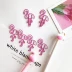 MUMU sản phẩm tốt phim hoạt hình cô gái mềm mại sáng tạo hồng flamingo kẹp giấy dễ thương vòng xoay kim bookmark hoạt hình xung quanh