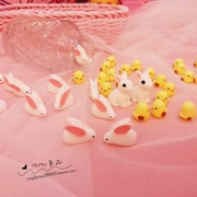 MUMU sản phẩm tốt Nhật Bản dễ thương mini thỏ nhỏ màu vàng vịt đồ trang trí búp bê phim hoạt hình chụp đạo cụ hoạt hình xung quanh