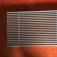 Алюминиевые жалюзи 中央空调出风口百叶定做家用装饰铝合金无边框加密风口黑色白色