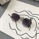 Брендовые ретро солнцезащитные очки, коллекция 2023, популярно в интернете, в корейском стиле
