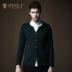 Phong cách PINLI Slim thời trang áo len cardigan nút áo len B163410312 Cardigan
