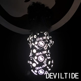 Deviltide Devil's Tide Black Office Pet Tide Dog Одежда Pet Top Tidal Teddy Teddy