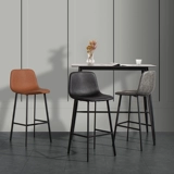 Барный стул, светлый, роскошный домашний современный простой стул со спинкой, высокий стул, скандинавский стул для отдыха, Интернет, знаменитостей, кафе, барный стул