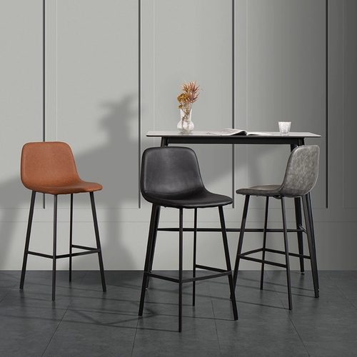 Барный стул, светлый, роскошный домашний современный простой стул со спинкой, высокий стул, скандинавский стул для отдыха, Интернет, знаменитостей, кафе, барный стул