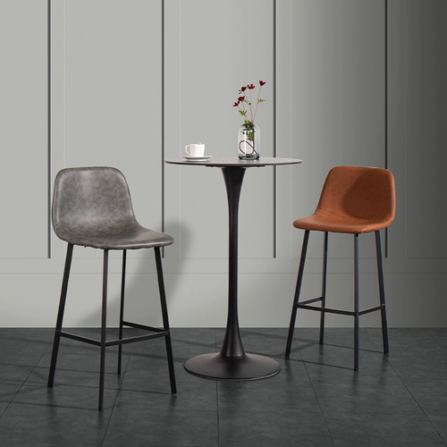 Барный стул, светлый, роскошный домашний современный простой стул со спинкой, высокий стул, скандинавский стул для отдыха, Интернет, знаменитостей, кафе, барный стул