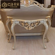 Châu Âu gỗ rắn hiên phòng khách hiên bàn ghế sofa trở lại một số bảng tường foyer phân vùng sâm banh vàng lá đồ nội thất - Bàn / Bàn